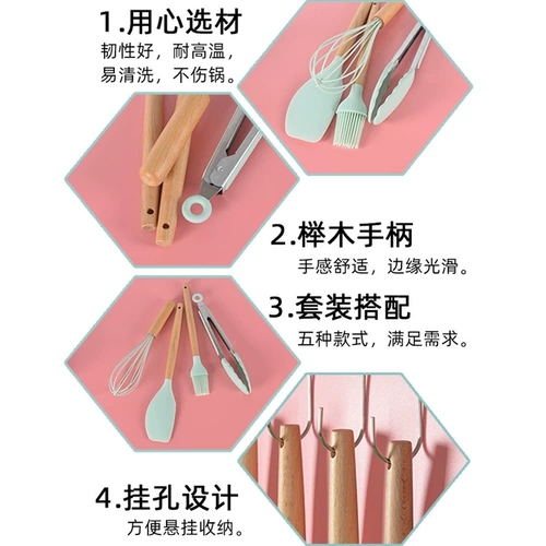 Компактная щетка, термостойкая силиконовая кисть