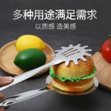 沃米 [煎炸神器304不锈钢煎铲夹子炸鱼煎鱼铲子多功能三合一翻鱼铲]