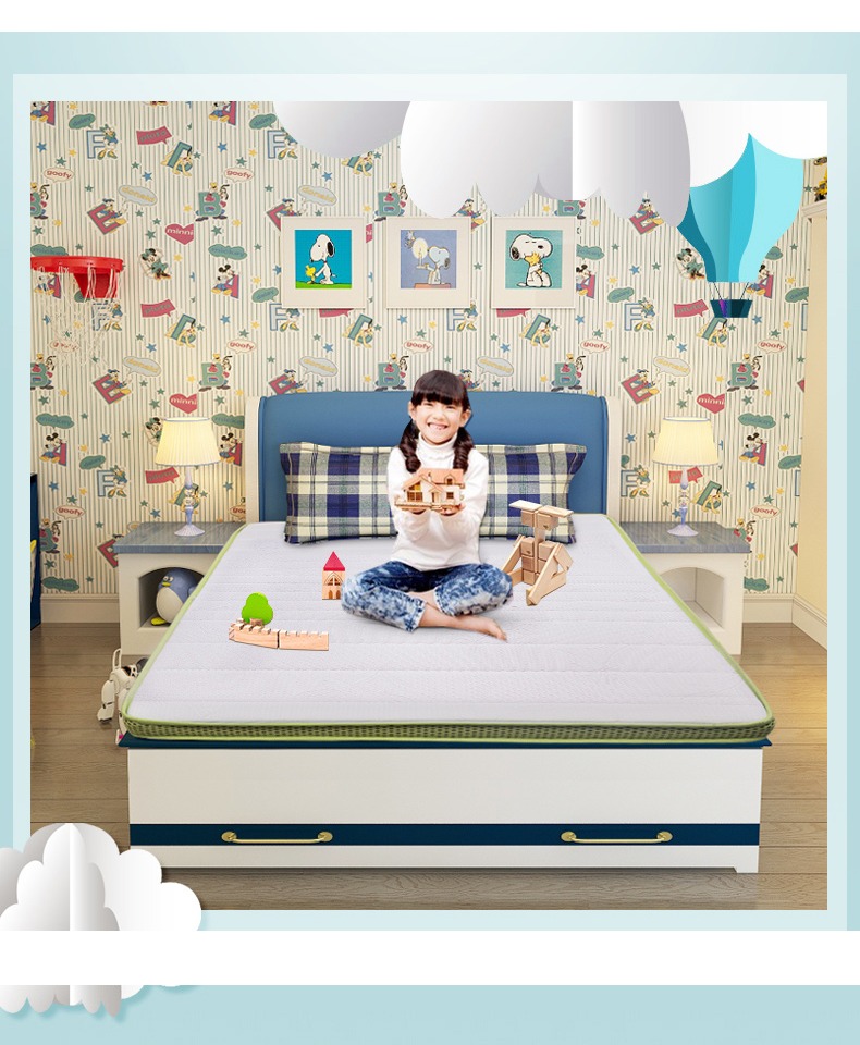 ngôi sao Hồng Kông dừa Zongdian cọ cọ nệm Simmons 1.8m trẻ em khó khăn mỏng gấp thể tháo rời và có thể rửa được tiết kiệm 1,5 m - Nệm đệm foam