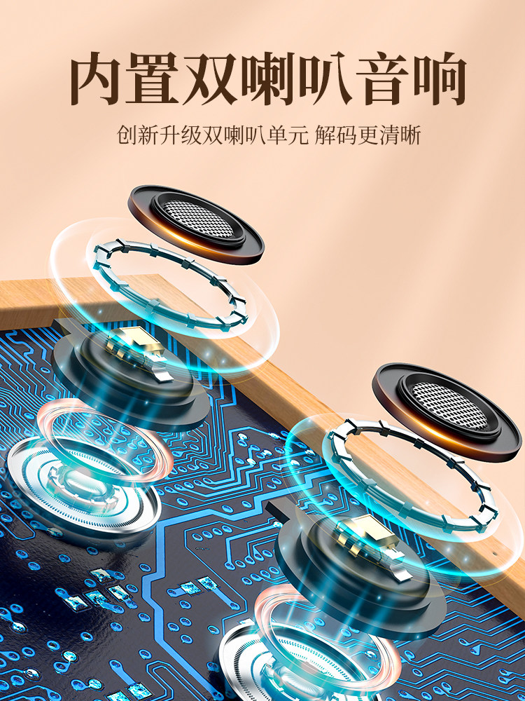 Home Photo Frame Bluetooth Speaker High-Quality Wall-Mounted Wireless Speaker Atmosphere Night Light Wedding Girl Birthday Gift