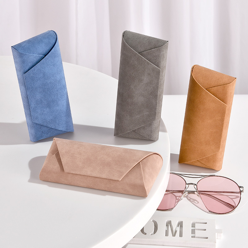 Glasses case female ins simple portable Korea fresh retro elegant eyes storage myopia sunglasses sunglasses case