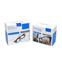German standard glasses cleaning wipes disposable winter anti-fog lens cloth that does not damage lenses special screen wipes