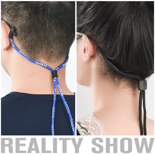 晰雅 Очки, баскетбольный регулируемый силиконовый нескользящий ремешок