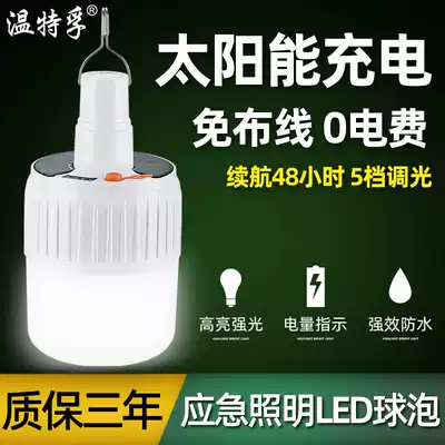 Winterfu emergency lighting Rechargeable bulb Mobile night market stall stall Camping light Power outage household light