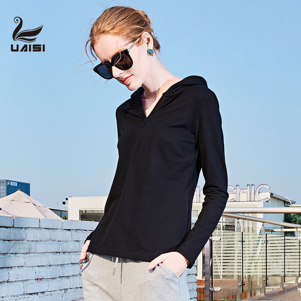UAISI 优艾丝 女式连帽卫衣 天猫优惠券折后￥158包邮（￥198-40）2色可选
