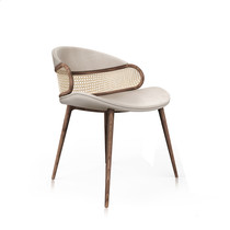 Modern minimalist solid wood vine choreography chair New Chinese designer Living room Book room Café Café Café Dining Room Leisure Negotiation Chair