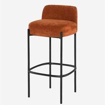 American Creative Metal Bar Chair Hotel Front Desk High Chair Home Bar Table And Chairs Minima Bar High Foot Bar Bench Chair