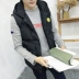 Mùa thu đông nam phiên bản Hàn Quốc của cổ áo xuống cotton vest thanh niên phù hợp với bánh mì dày áo ba lỗ gym Áo vest cotton