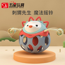 Newborn baby touch ball tactile perception touch hand grasping ball type grasping sense system training button hole ball toy