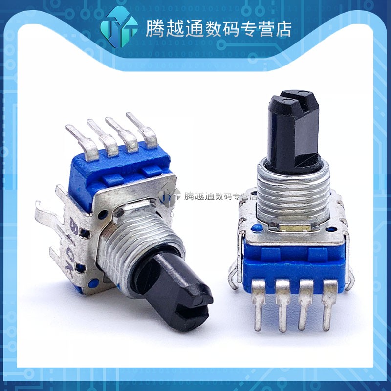 RK11K type 4-pin single potentiometer B10K shaft length 13MM amplifier four-pin B103 volume potentiometer