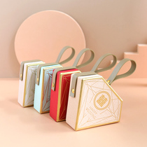 Huahanli portable diamond candy box with hand gift candy box wedding heart creative Korean gift box