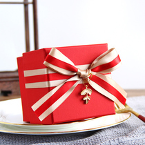 Huahanli wedding wedding banquet new Chinese style orange jade seal wedding candy box gift box with hand gift candy box