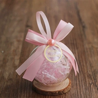 Розовые карточки с бантиком