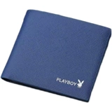 Playboy Short Classic Cross -Line Wallet Youth Fashion Multi -карта сплошной печати