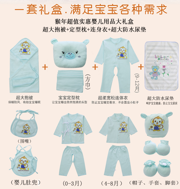 Coffret cadeau pour nouveau-né - Vêtements + Fournitures - Ref 1953486 Image 19