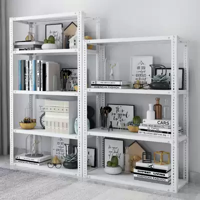People's angle steel shelf shelf home landing multi-storey warehouse display iron frame second-hand clearance shelf