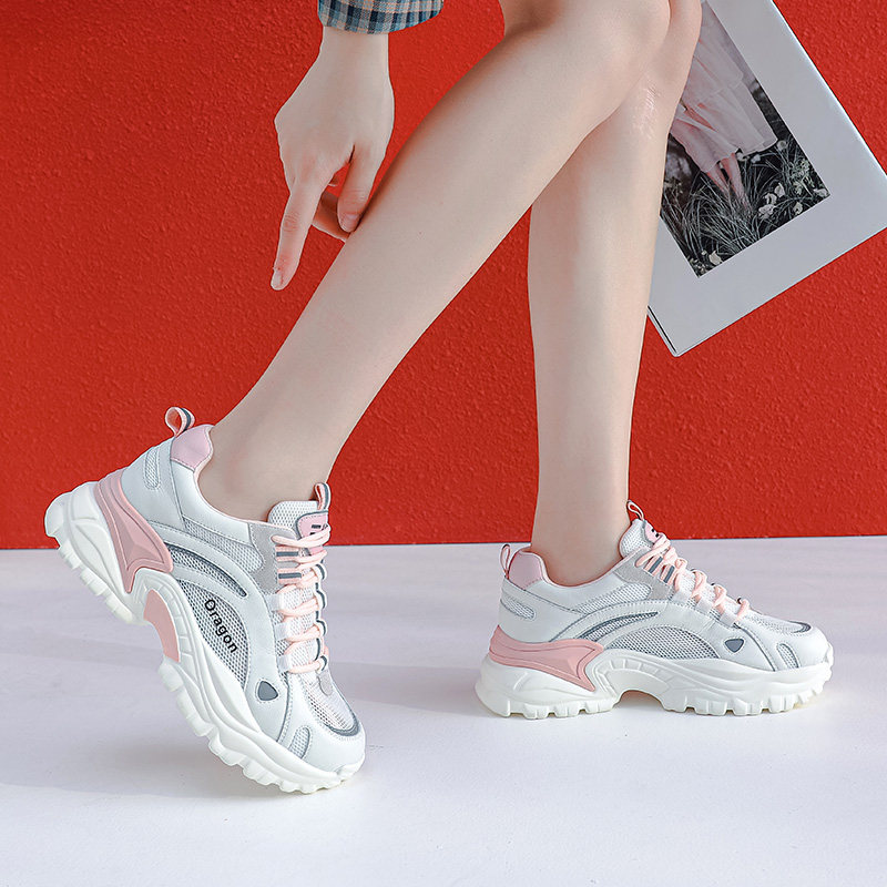 Daddy shoes fashion hot style 2022 new spring and summer breathable running sneakers all-match thin mesh casual shoes