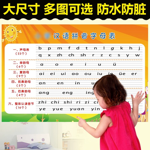 Начальная школа китайская пининин Шенгшенг Мать мать Cluns Полная таблица полная таблица