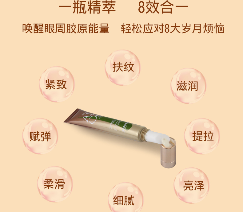 VEIBAO Huibao truy cập Aloe vera kem mắt rõ ràng để mô hình mắt để vòng tròn đen mờ dần nếp nhăn để túi mắt chăm sóc mắt kem giảm thâm mắt