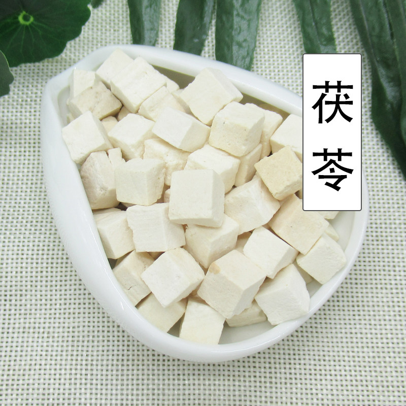 500g white poria bum Chinese herbal medicine fuelling block with powder mix with white allivae Angelica Angelica Root of Paeonia Liquorice Bubble Feet