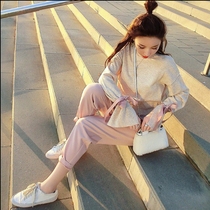 Sandro Moscoloni new French niche thin temperament lady casual sweater two-piece autumn