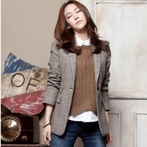 Sandro Moscoloni 2021 autumn and winter new slim slim retro wool small suit suit womens jacket