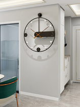 Modern simple wall clock living room home fashion Nordic light luxury decorative watch creative fashion Spanish Wall watch
