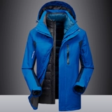 Джип, зимняя дорожная боевая машина, красная альпинистская куртка с пухом, бархатный пуховик, «три в одном», белая одежда, утиный пух