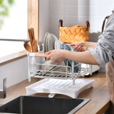 Японская ветерная чаша для ветряной чаши дренирование кухни для сушилки на стойке, на полке на полке корзина для хранения корзины, коробка для хранения корзины, полка чаши