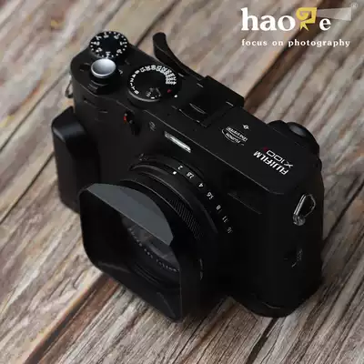 No song Fuji X100V X100F X100T X100S X70 square metal hood with adapter ring
