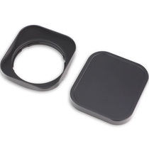 Haoge Sigma 23mm F1 4 DC DN lens hood metal square bayonet special comes with cover