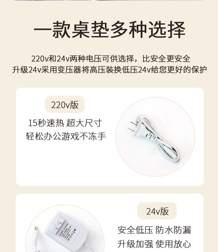 Теплый настольный коврик Теплый стол коврик грелку коврик для мыши планшетный ПК грелка электрогрелка для студентов и офисных электрическое отопление площадку стол