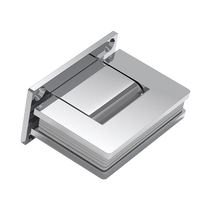 German Heifole HAFELE damping bathroom clip No frame door glass clip shower room glass hinge buffer hinge