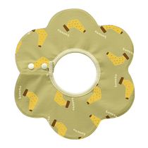 Saliva baby newborn baby waterproof bib pure cotton bib full 0-6 months small toddler neck scarf spitting pad 3