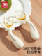 宝宝勺子学吃饭训练硅胶勺新生婴儿自主进食儿童餐具PPSU辅食勺子