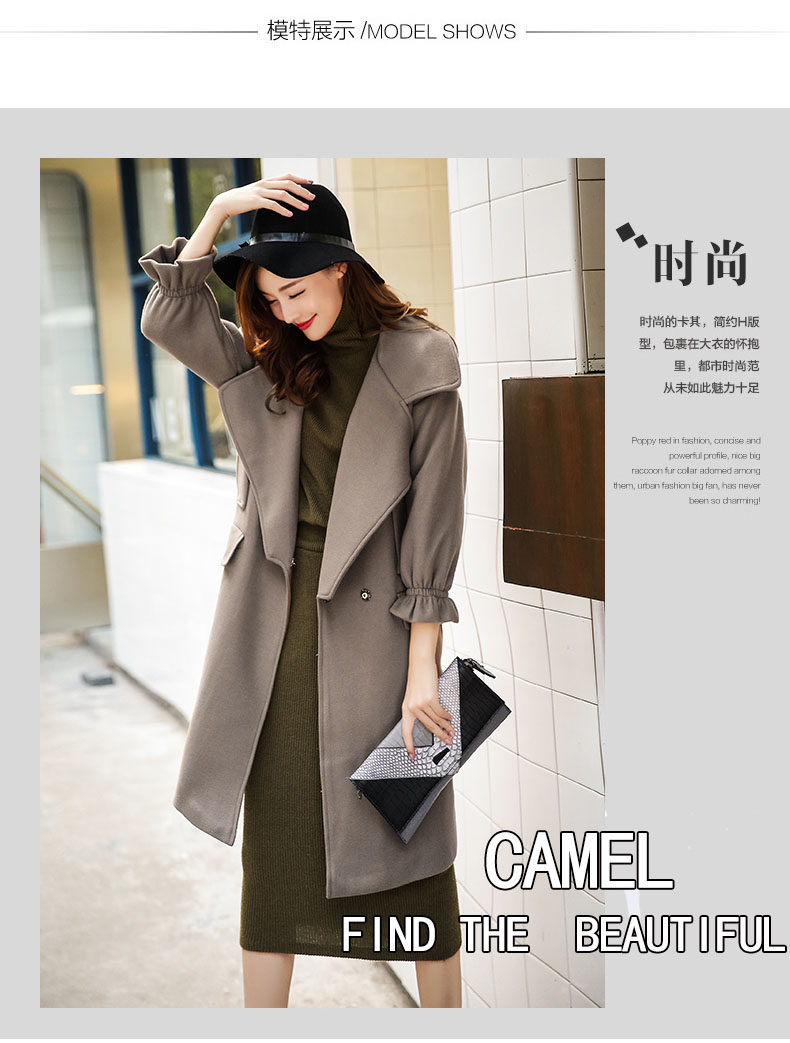 铂瑟，2016新款冬装，连衣裙，毛呢外套，