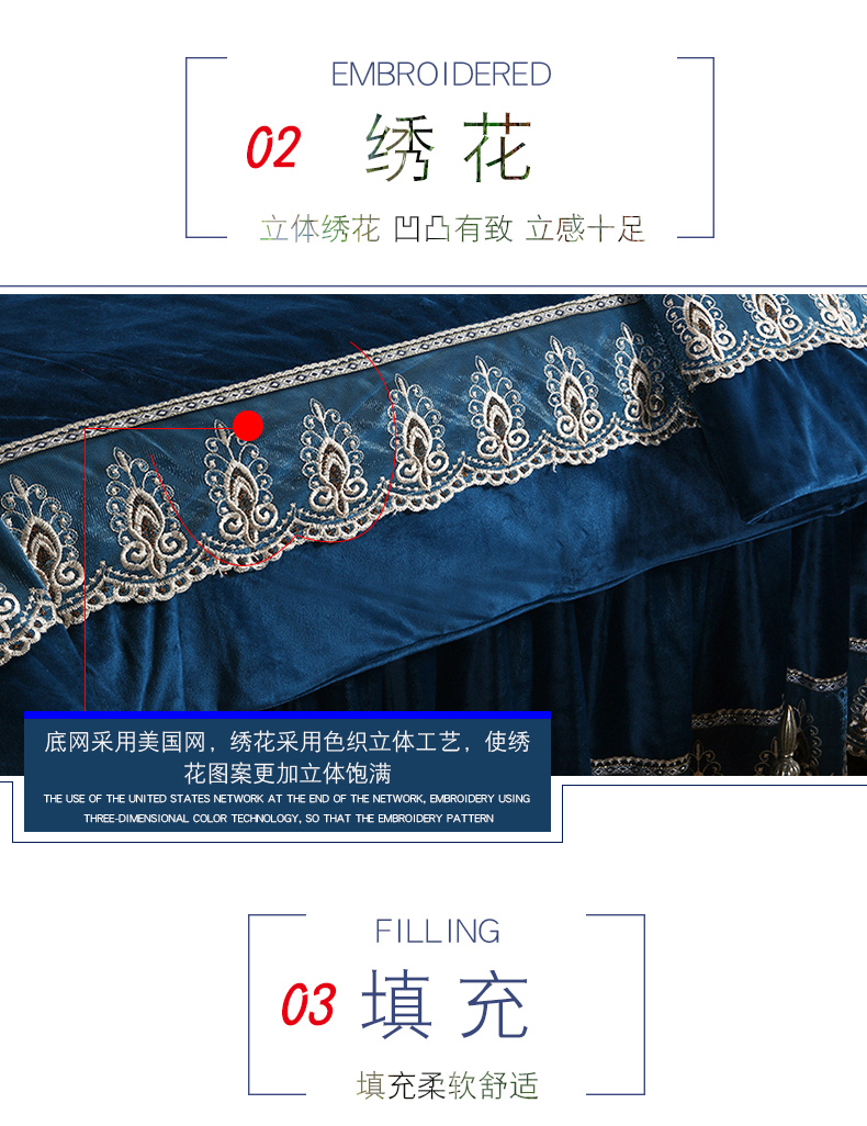 Zhengbo mới thẩm mỹ viện trải giường bốn bộ dày pha lê nhung ấm cơ thể massage vật lý trị liệu bao gồm bốn bộ ga trải giường spa giá rẻ