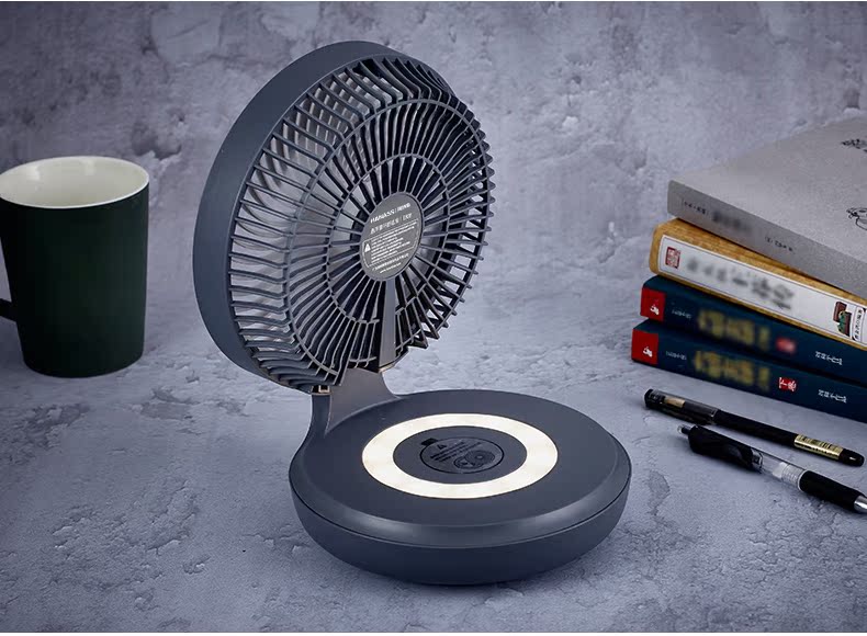 quạt tích điện xiaomi solove f5 Quạt lưu thông không khí nổi Hainas Giường gia đình nhỏ di động có thể lắc đầu quạt xe hơi để bàn - Quạt điện quạt phun sương mini