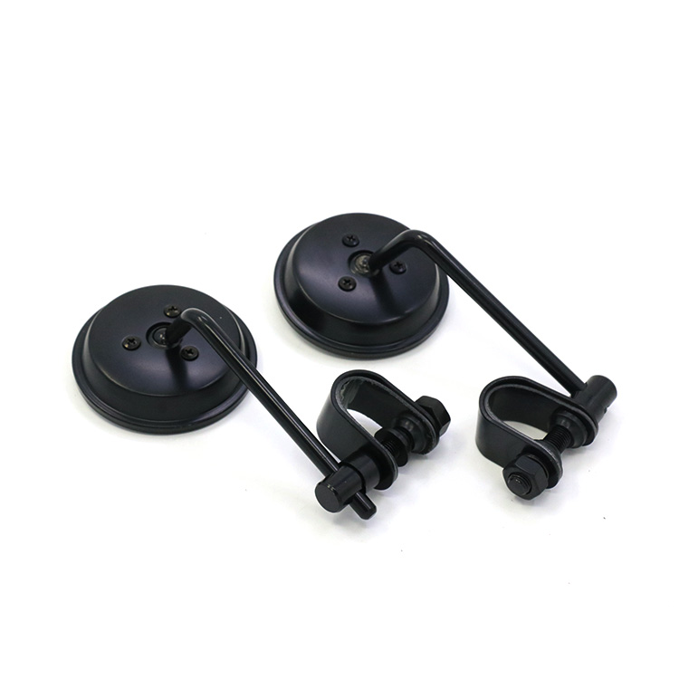 Xe máy kim loại sửa đổi retro tròn 4 inch 10cm caliper clip loại xem phía sau gương gương gương xe airblade đẹp