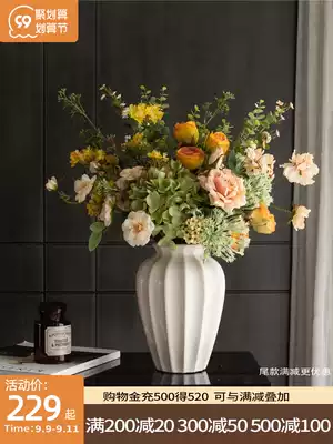 Southern Cross star light luxury high-end simulation flower bouquet living room dry flower decoration TV cabinet fake flower table flower autumn culvert