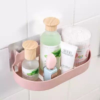 Bathroom rack toilet toilet toilet shower gel storage layer rack suction cup Cheng Mengyi Sugar vendor online gambling P
