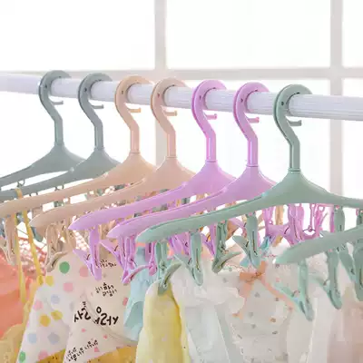 Windproof clothespins, multiple clips, sock clothes, plastic pants rack, baby baby, multi-functional drying rack
