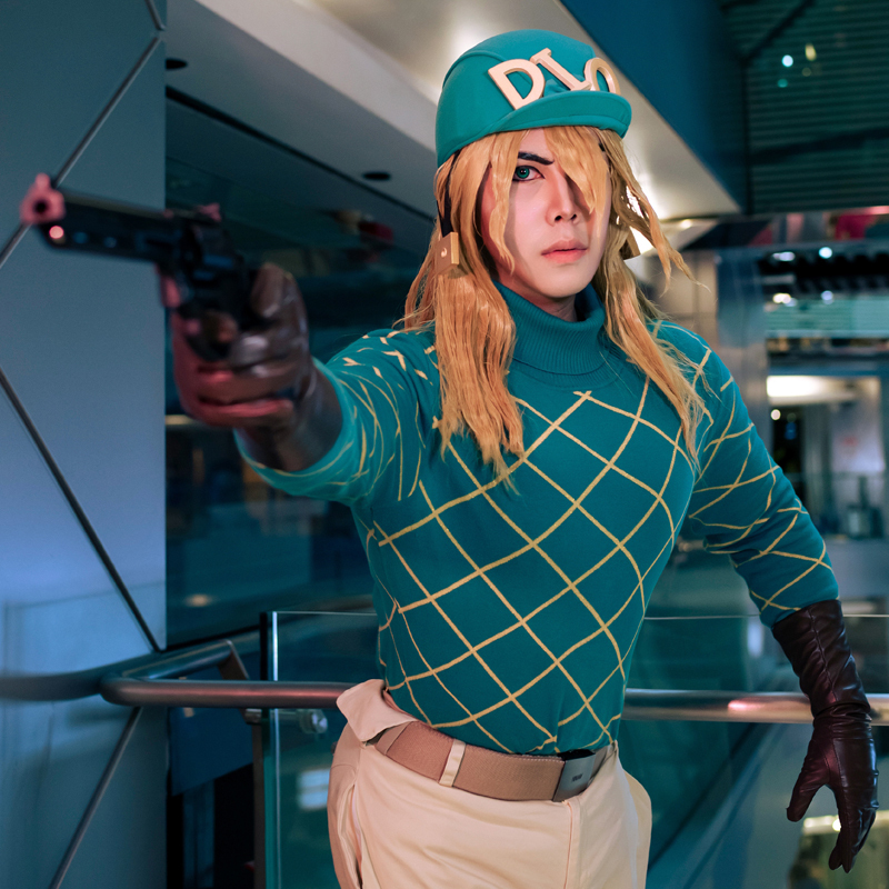 Diego Brando Cosplay Costume Jojo Part 7 Bizarre Adventure Collaboration Knit Sweater Anime Sweater Sbr Spring