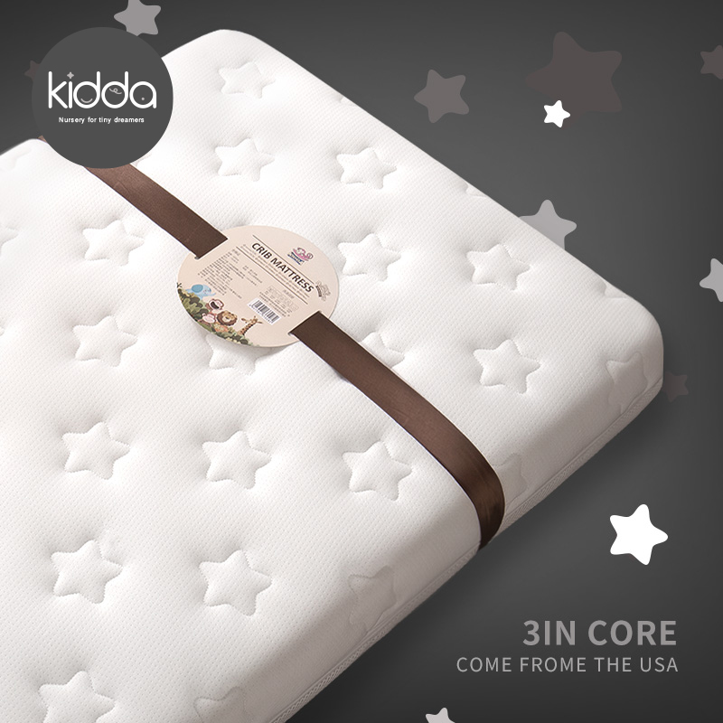 KIDDA Baby Mattress Natural Coconut Palm Newborn Baby Latex Breathable Children Small Mattresses Versatile