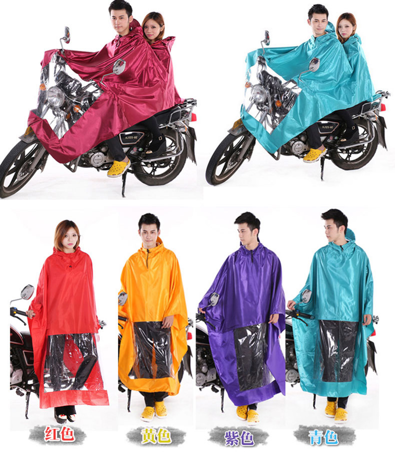 Áo mưa xe máy Xe đạp điện poncho Xe đạp đôi nam và nữ đi xe đạp - Xe máy Rider thiết bị găng tay đi xe máy