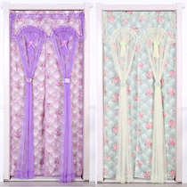 Four seasons household door curtain fabric bedroom lace anti-mosquito sand curtain Kitchen bathroom partition curtain decoration curtain decoration