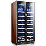 赛鑫 SRW-230DR Красное вино шкаф Smart Constant Deptrate Tempert Degry Wine Cabinet Double Door Integrated Red Wine Cabinet