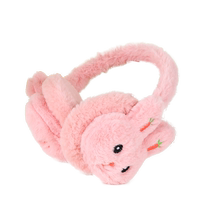 Childrens warm earmuffs girls cute plush winter anti-cold and antifreeze earmuffs rabbit ear warmers thickened ear protection ear bags