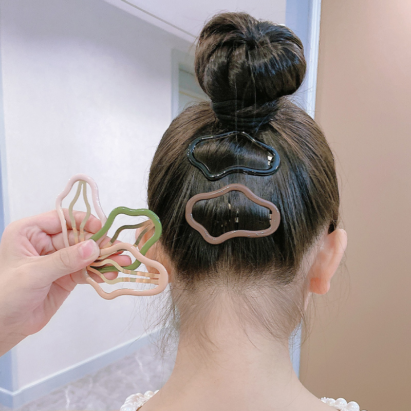 Cloud-Shaped Hollowed-out Broken Hair Bb Clip Children Liu Hai Side Clip Hair Clip Hair Clip Head Accessories Hairpin Clip Girl Rear Brain Spoon-Taobao