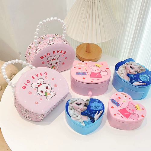 Аксессуар для волос, подарочная коробка, детский комплект, детская заколка для волос для принцессы, безвредная резинка для волос, система хранения, подарок на день рождения, не повреждает волосы